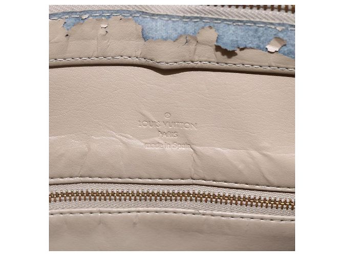 LOUIS VUITTON Borsa a Mano Houston Monogram Vernis Beige M91004 LV Auth 147674 - vista 10