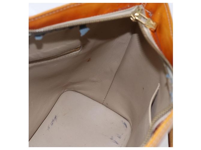 LOUIS VUITTON Borsa a Mano Houston Monogram Vernis Beige M91004 LV Auth 147674 - vista 19