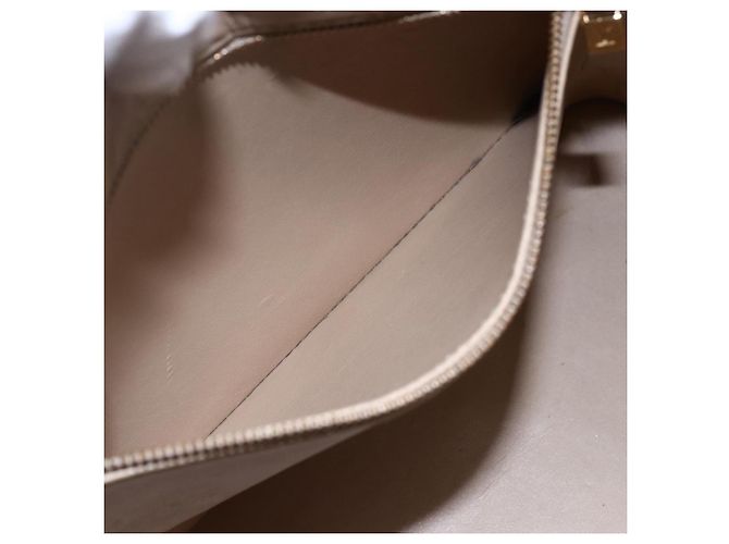 LOUIS VUITTON Borsa a Mano Houston Monogram Vernis Beige M91004 LV Auth 147674 - vista 21