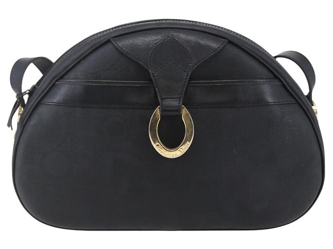 Borsa a Spalla in Tela Trotter Christian Dior Nera Auth ki6126 Nero D'oro - vista 13