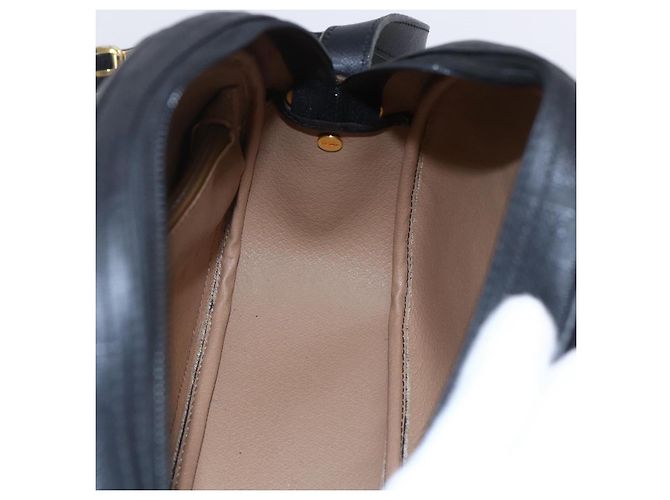 Borsa a Spalla in Tela Trotter Christian Dior Nera Auth ki6126 Nero D'oro - vista 17