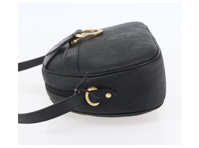 Borsa a Spalla in Tela Trotter Christian Dior Nera Auth ki6126 Nero D'oro - vista 3