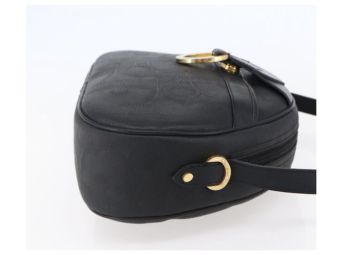 Borsa a Spalla in Tela Trotter Christian Dior Nera Auth ki6126 Nero D'oro - vista 4