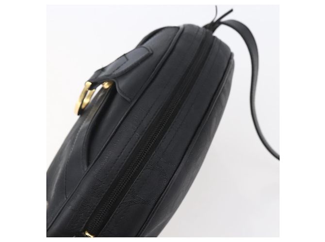 Borsa a Spalla in Tela Trotter Christian Dior Nera Auth ki6126 Nero D'oro - vista 6