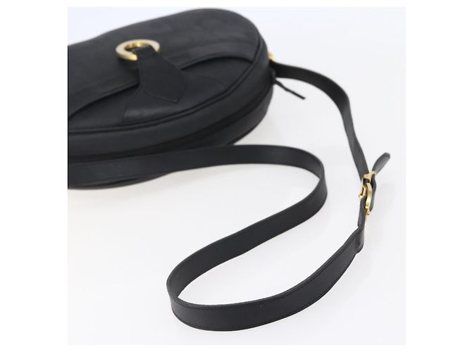 Borsa a Spalla in Tela Trotter Christian Dior Nera Auth ki6126 Nero D'oro - vista 7