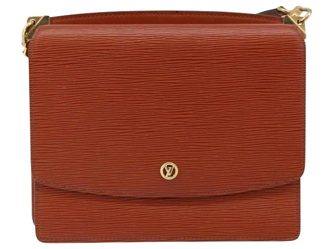 LOUIS VUITTON Borsa a Spalla Epi Grenel Marrone Kenya M52363 LV Auth ep11143 - vista 13