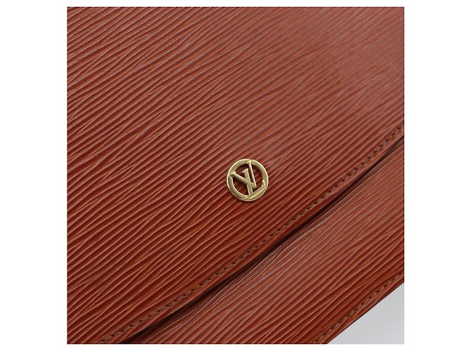 LOUIS VUITTON Borsa a Spalla Epi Grenel Marrone Kenya M52363 LV Auth ep11143 - vista 17