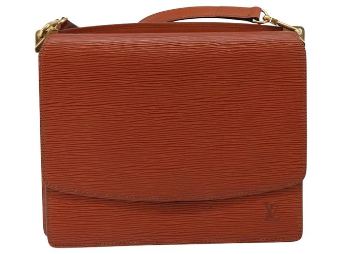 LOUIS VUITTON Borsa a Spalla Epi Grenel Marrone Kenya M52363 LV Auth ep11143 - vista 2