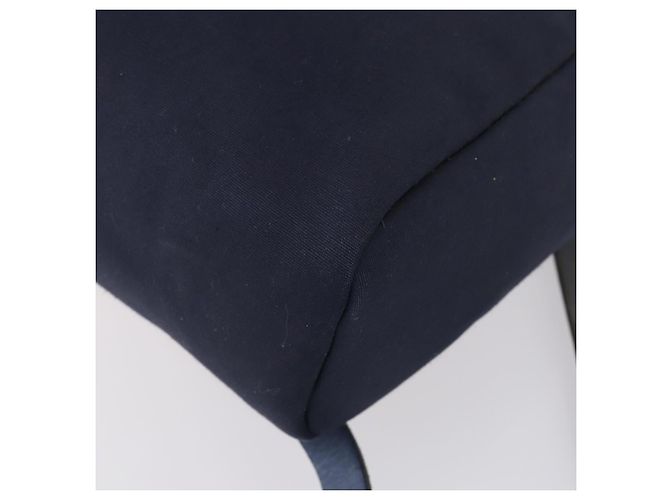 Hermès HERMES Zaino Herbag Canvas 2in1 Blu Navy Auth ep11406 - vista 12