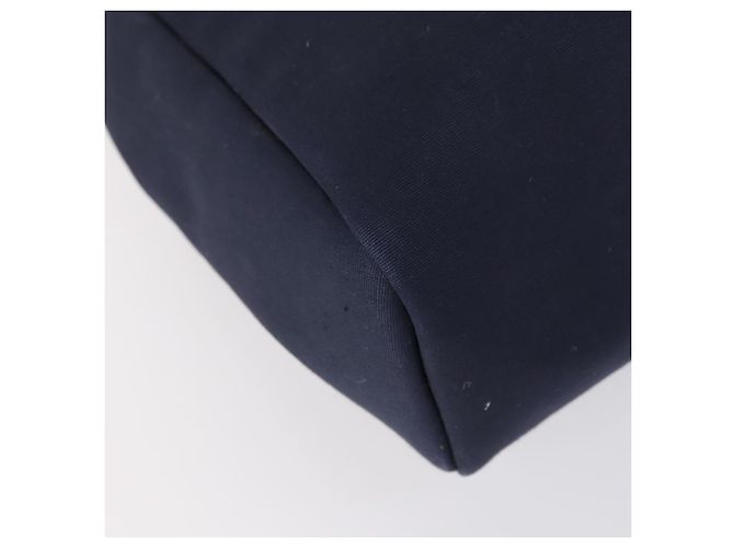 Hermès HERMES Zaino Herbag Canvas 2in1 Blu Navy Auth ep11406 - vista 13