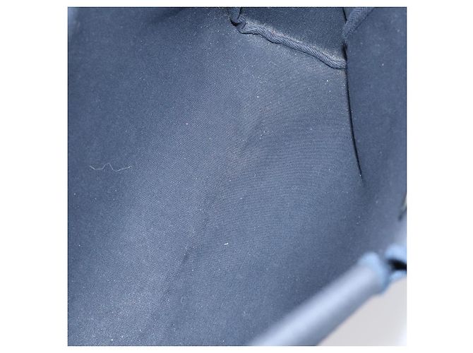 Hermès HERMES Zaino Herbag Canvas 2in1 Blu Navy Auth ep11406 - vista 26