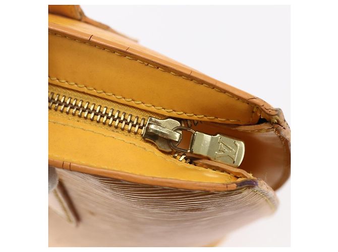 LOUIS VUITTON Borsa da Shopping Epi Saint Jacques Gialla M52269 LV Auth 149155 Giallo - vista 10