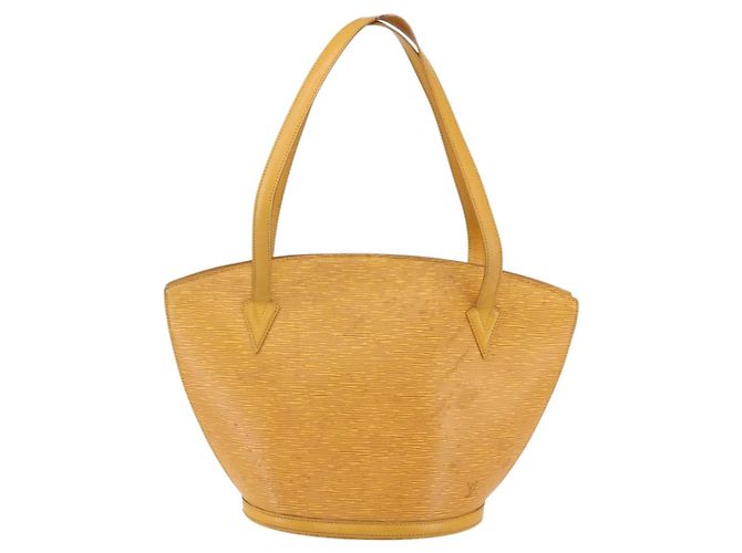 LOUIS VUITTON Borsa da Shopping Epi Saint Jacques Gialla M52269 LV Auth 149155 Giallo - vista 13