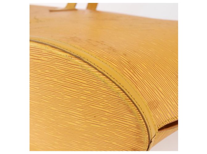 LOUIS VUITTON Borsa da Shopping Epi Saint Jacques Gialla M52269 LV Auth 149155 Giallo - vista 16
