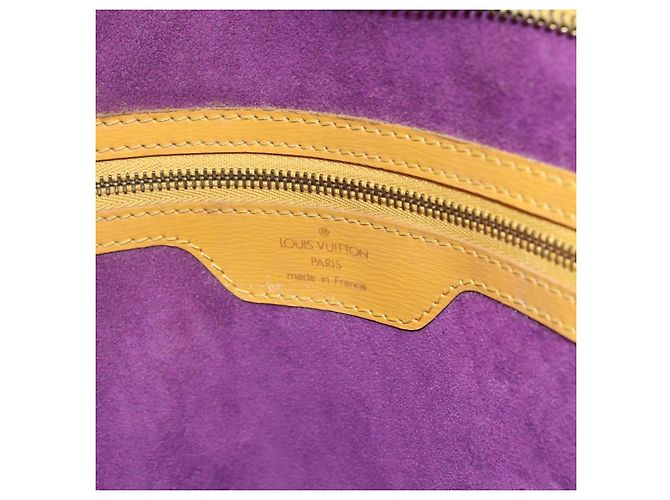 LOUIS VUITTON Borsa da Shopping Epi Saint Jacques Gialla M52269 LV Auth 149155 Giallo - vista 18