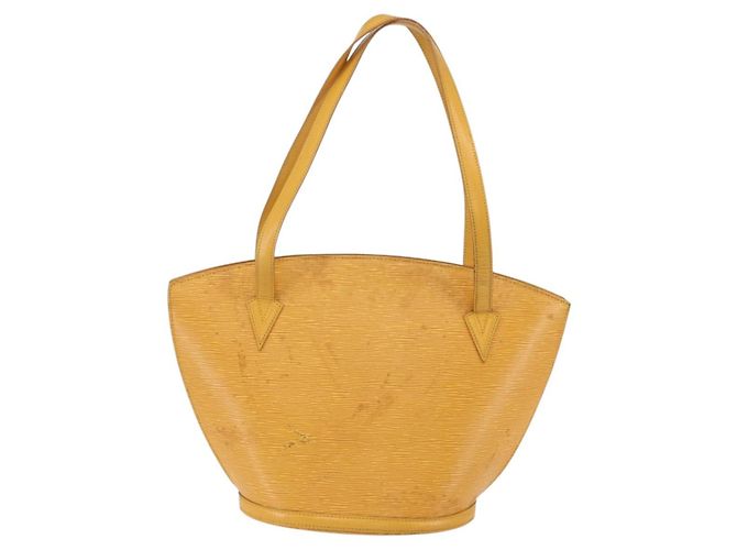 LOUIS VUITTON Borsa da Shopping Epi Saint Jacques Gialla M52269 LV Auth 149155 Giallo - vista 2