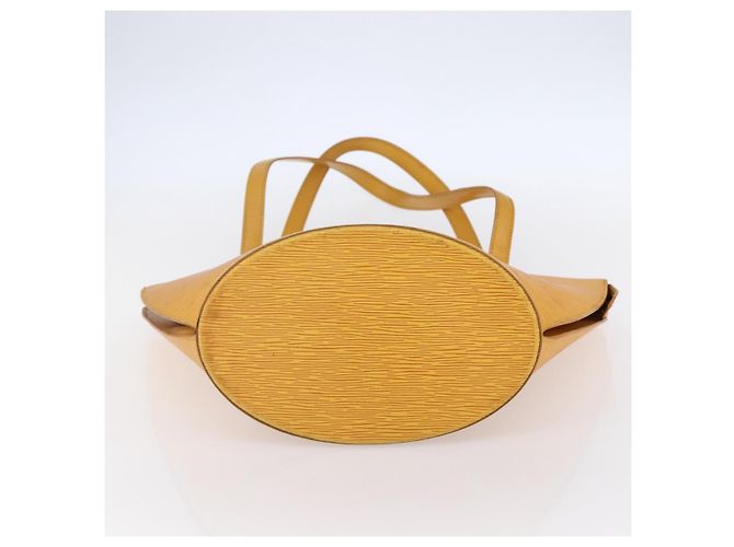 LOUIS VUITTON Borsa da Shopping Epi Saint Jacques Gialla M52269 LV Auth 149155 Giallo - vista 5
