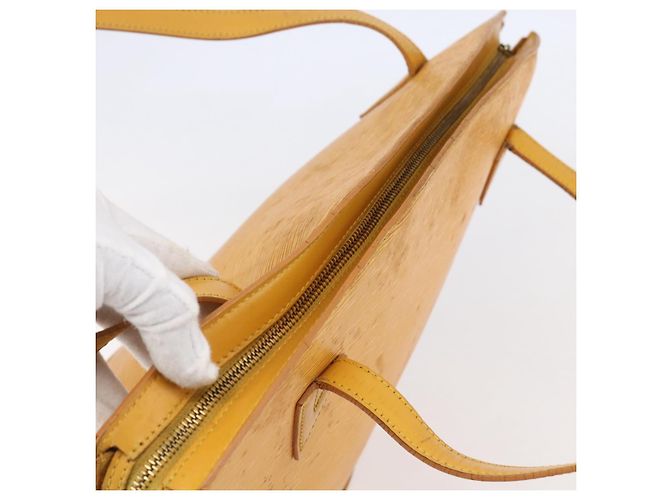 LOUIS VUITTON Borsa da Shopping Epi Saint Jacques Gialla M52269 LV Auth 149155 Giallo - vista 6