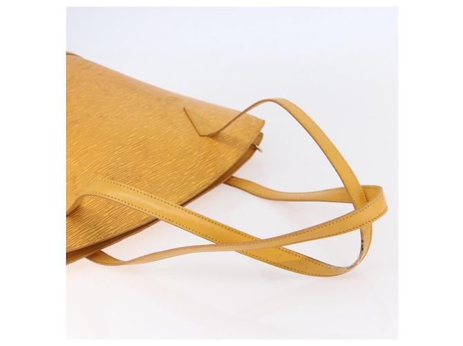 LOUIS VUITTON Borsa da Shopping Epi Saint Jacques Gialla M52269 LV Auth 149155 Giallo - vista 7