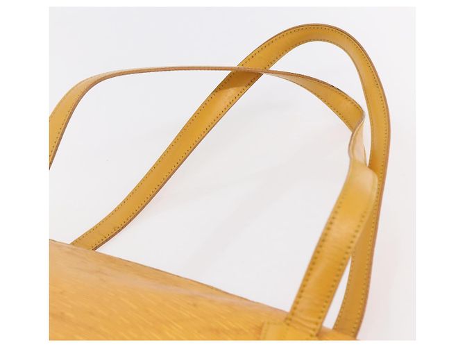 LOUIS VUITTON Borsa da Shopping Epi Saint Jacques Gialla M52269 LV Auth 149155 Giallo - vista 8
