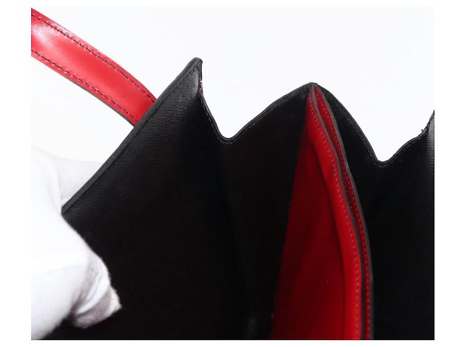LOUIS VUITTON Borsa a Mano Varenne Bicolore Epi Nero Rosso M52387 LV Auth bs29941 - vista 18