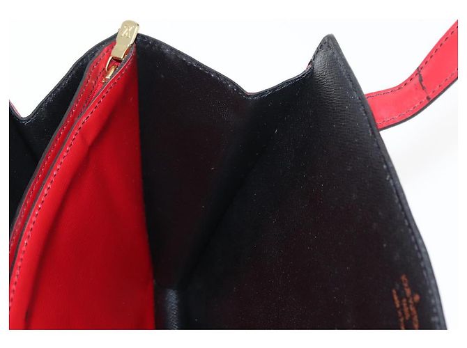 LOUIS VUITTON Borsa a Mano Varenne Bicolore Epi Nero Rosso M52387 LV Auth bs29941 - vista 19