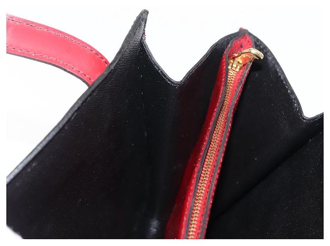 LOUIS VUITTON Borsa a Mano Varenne Bicolore Epi Nero Rosso M52387 LV Auth bs29941 - vista 21