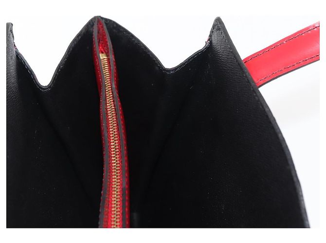 LOUIS VUITTON Borsa a Mano Varenne Bicolore Epi Nero Rosso M52387 LV Auth bs29941 - vista 22