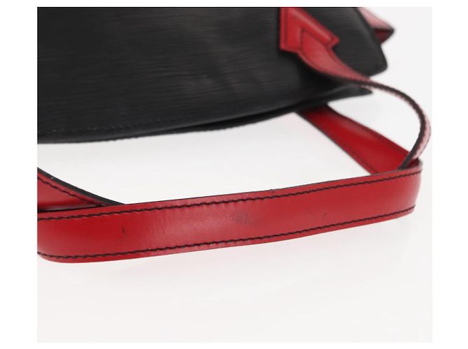 LOUIS VUITTON Borsa a Mano Varenne Bicolore Epi Nero Rosso M52387 LV Auth bs29941 - vista 7