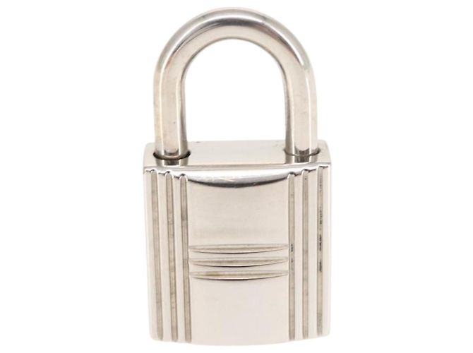 Hermès HERMES Metall Vorhängeschloss Silber Auth hk3165 - Ansicht 2