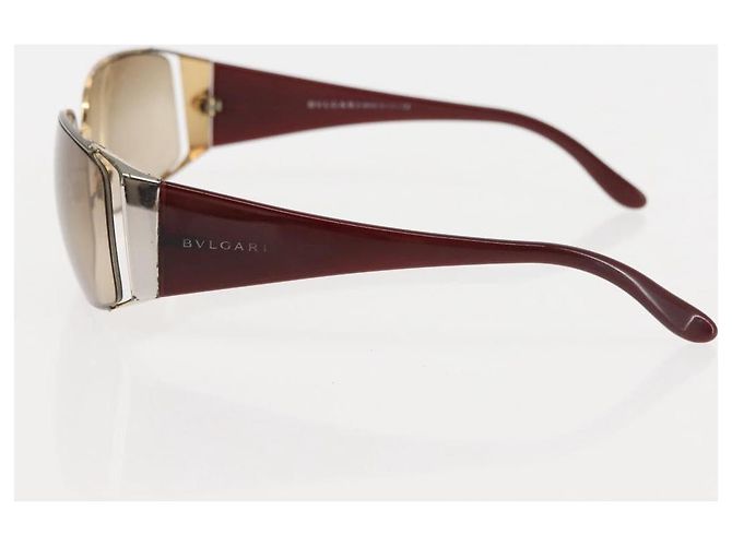 Chloé Gafas de sol Chloe Bulgari Plástico 3Set Marrón Auth sw1698 Castaño - vista 17