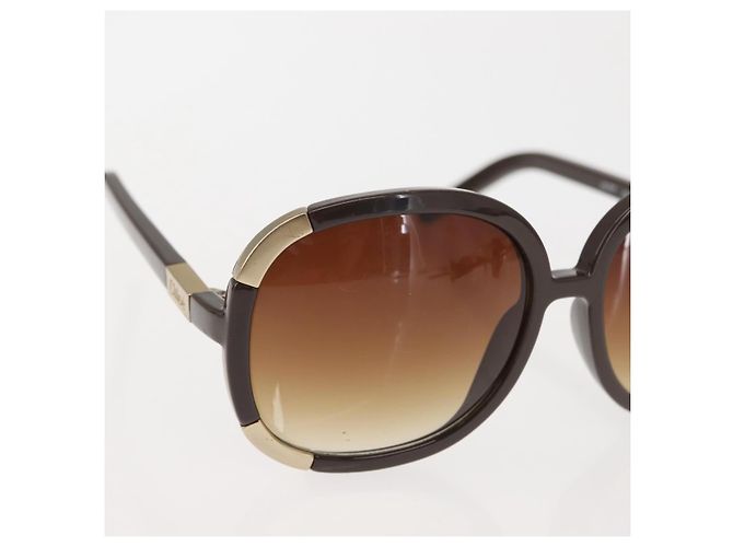 Chloé Gafas de sol Chloe Bulgari Plástico 3Set Marrón Auth sw1698 Castaño - vista 4