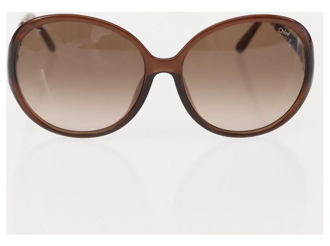Chloé Gafas de sol Chloe Bulgari Plástico 3Set Marrón Auth sw1698 Castaño - vista 7