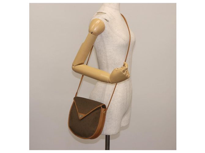 Saint Laurent Borsa a Spalla in Pelle PVC Beige Auth BA6893 - vista 21