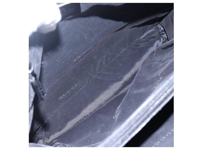 GUCCI GG Canvas Tote Bag Nylon Schwarz Auth ep11191 - Ansicht 11