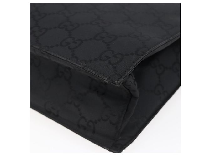 GUCCI GG Canvas Tote Bag Nylon Schwarz Auth ep11191 - Ansicht 15