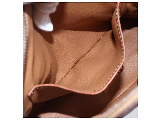 Céline Borsa a mano in tela Macadam CELINE in pelle PVC marrone Auth ki6076 - vista 20