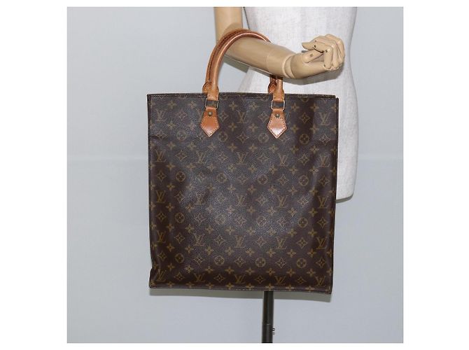 LOUIS VUITTON Borsa Sac Plat Monogram M51140 LV Auth bs29566 Monogramma - vista 22