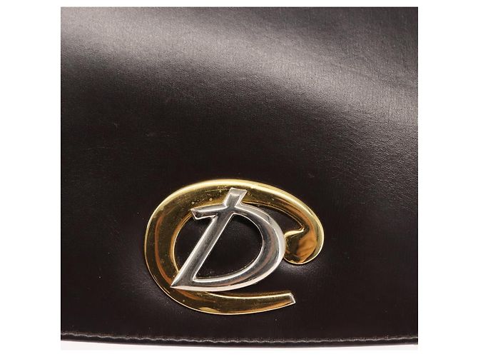 Borsa a mano Christian Dior in pelle marrone dorato Auth 146106 D'oro - vista 18