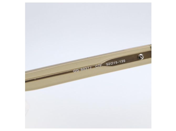 Gafas de sol GUCCI de plástico beige Auth SW1676 - vista 10