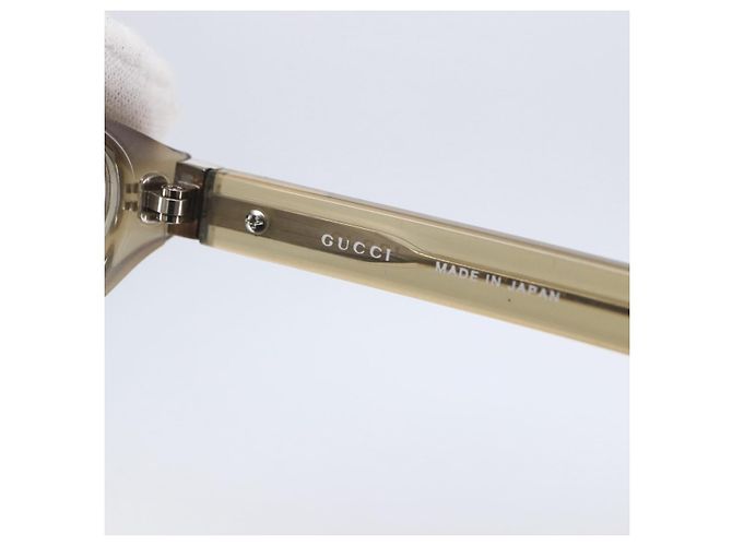 Gafas de sol GUCCI de plástico beige Auth SW1676 - vista 9