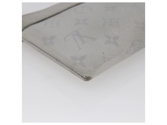 LOUIS VUITTON Pochette Discovery PM Monogram Taigarama Grigio M30279 Auth 147372 Marrone - vista 16
