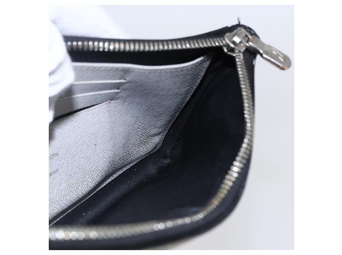 LOUIS VUITTON Pochette Discovery PM Monogram Taigarama Grigio M30279 Auth 147372 Marrone - vista 17