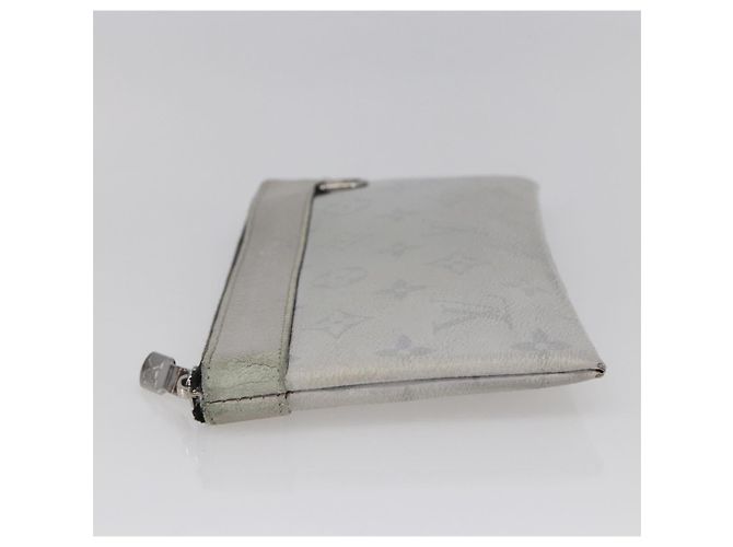 LOUIS VUITTON Pochette Discovery PM Monogram Taigarama Grigio M30279 Auth 147372 Marrone - vista 3