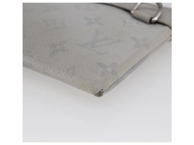 LOUIS VUITTON Pochette Discovery PM Monogram Taigarama Grigio M30279 Auth 147372 Marrone - vista 7