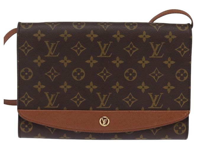 LOUIS VUITTON Borsa a Spalla Monogram Bordeaux 27 M51797 LV Auth ep11293 Monogramma - vista 13