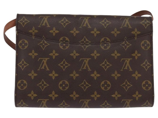 LOUIS VUITTON Borsa a Spalla Monogram Bordeaux 27 M51797 LV Auth ep11293 Monogramma - vista 2