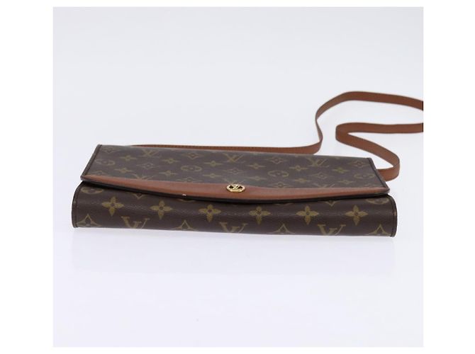 LOUIS VUITTON Borsa a Spalla Monogram Bordeaux 27 M51797 LV Auth ep11293 Monogramma - vista 5