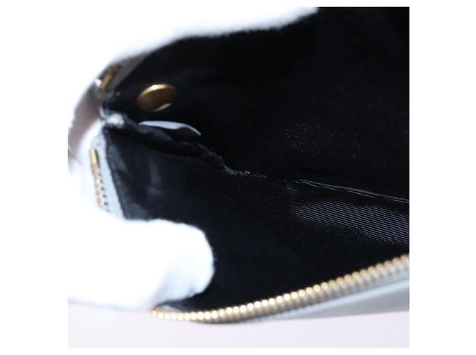 Céline CELINE Trios Mall Schultertasche aus Leder Grau Gold Auth BA7046 Braun Golden - Ansicht 23