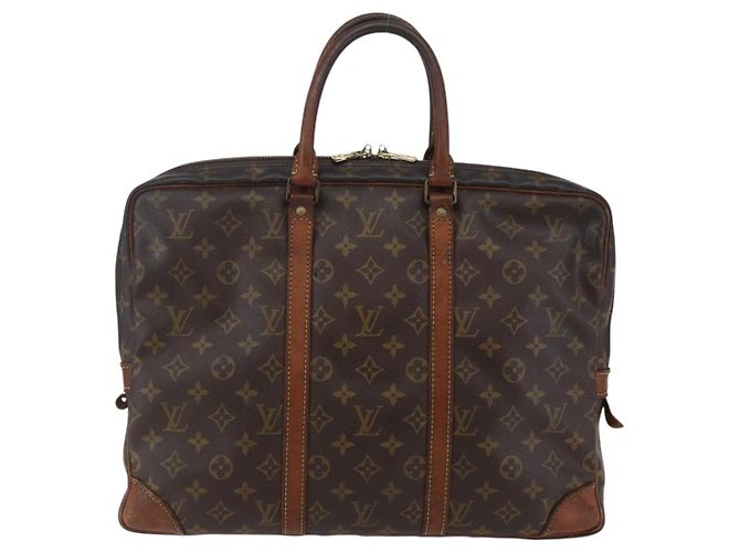 LOUIS VUITTON Monogram Porta Documenti da Viaggio Borsa Business M52005 Auth bs30172 Monogramma - vista 13